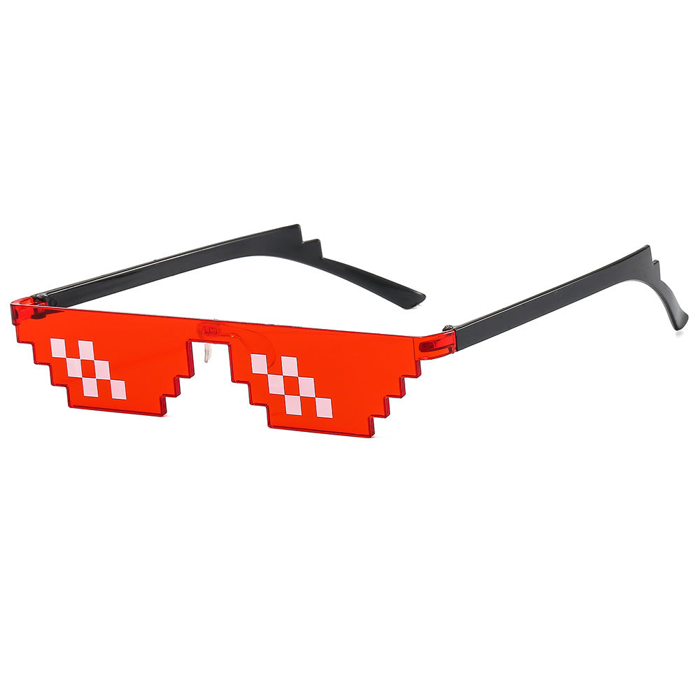 Wholesale Mosaic glasses two-dimensional cool funny sunglasses